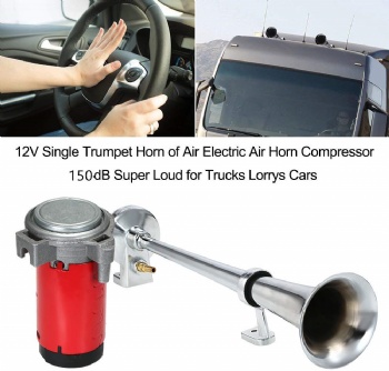 12V Car Single Trumpet Air Horn Loud Speaker for Truck
