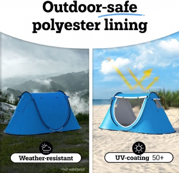 Pop-up Tent and Automatic Instant Portable Cabana Beach