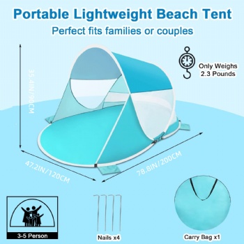 Pop Up Beach Tent Beach Shade Tent