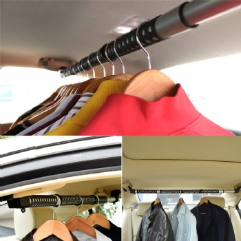 Heavy Duty Expandable Clothes Bars Car Hangers Rod