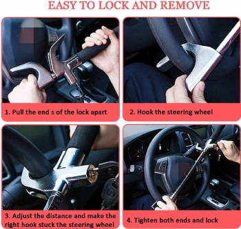 Theft Car Steering Wheel Lock With Hammer