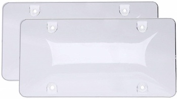 Breakable Clear Car License Plate Cover