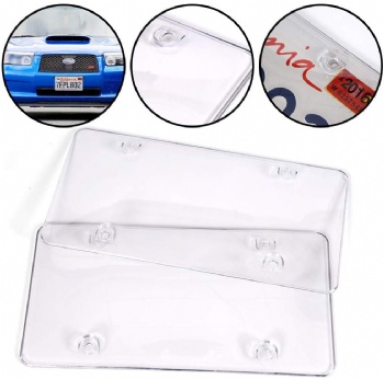 Breakable Clear Car License Plate Cover