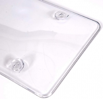 Unbreakable Clear Car License Plastic Shields