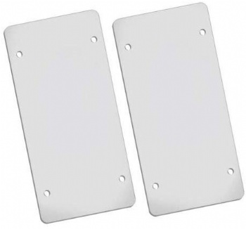 Unbreakable Clear Flat License Plastic Shields