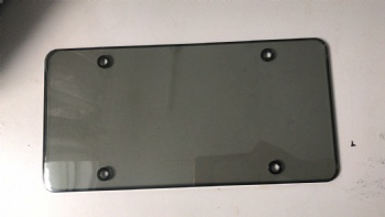 Unbreakable Smoked Flat License Plastic Shields