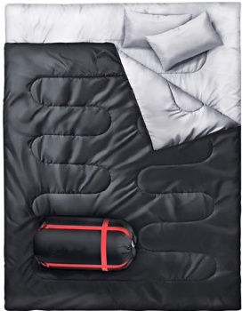 Double Sleeping Bag for Backpacking Camping Or Hiking