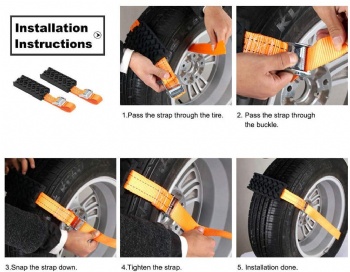 Tire Traction Device for Trucks & Large SUVs