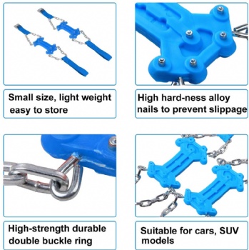 Adjustable Snow Chains Tire Traction