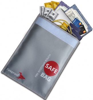 Fireproof Document Bag Fire Resistance and Waterproof