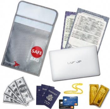 Fireproof Document Bag Fire Resistance and Waterproof