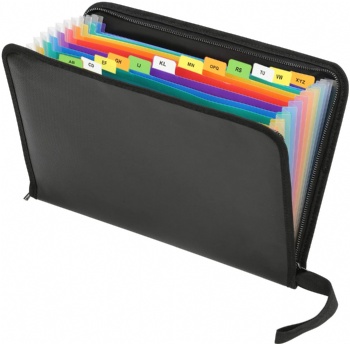 Fireproof Waterproof Safe Expanding File Folder Accordion Document Organizer