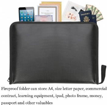 Fireproof Waterproof Safe Expanding File Folder Accordion Document Organizer