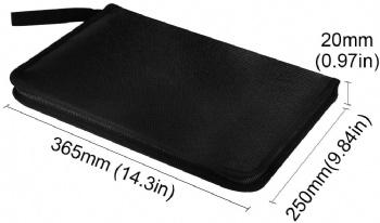 Fireproof Waterproof Safe Expanding File Folder Accordion Document Organizer