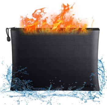 Fireproof Money Bag Safe Pouch File Storage