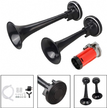 12V Dual Trumpet Air Horn Loud Speaker