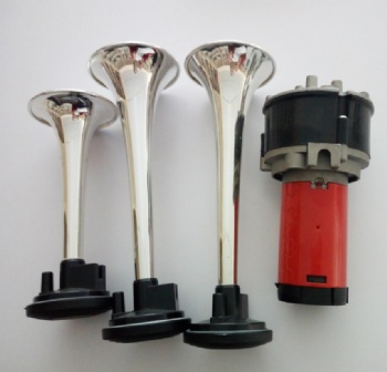 3PCS 12V Trumpet Air Horn