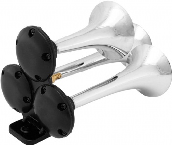 12V DC 3PCS Trumpet Air Horn Kit with Compressor
