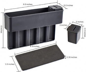 Car Seat Gap Filler Organizer Storage Box