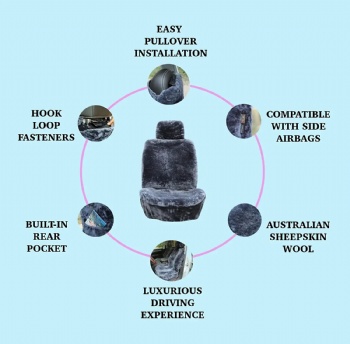 Genuine Sheepskin Seat Covers