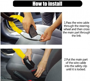 Steering Wheel Lock Seat Belt Lock