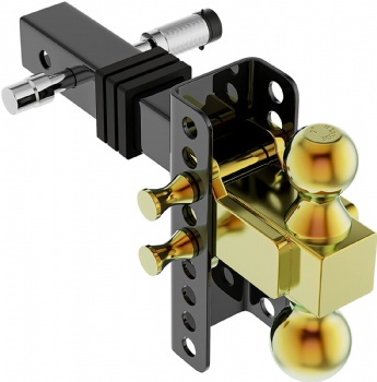 Adjustable Trailer Hitch Ball Mount