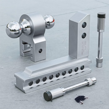 Aluminum Adjustable Trailer Hitch Ball Mount