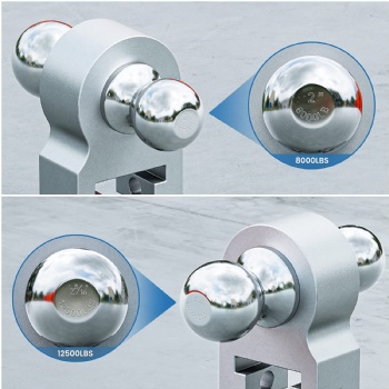 Aluminum Adjustable Trailer Hitch Ball Mount