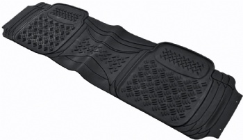All Weather Truck SUV Car Rear Rubber Floor Mat Black