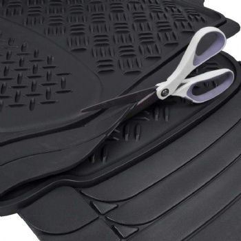 All Weather Truck SUV Car Rear Rubber Floor Mat Black