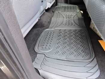 All Weather Truck SUV Car Rear Rubber Floor Mat Black