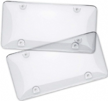 Unbreakable Clear Car License Plastic Shields