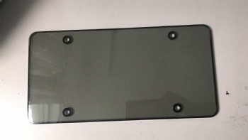 Breakable Smoked Flat License Plate Cover