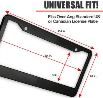Aluminum Car License Plate Frame