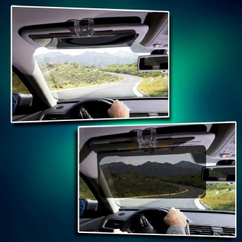 Car Anti-Glare Sun Visor Sunshade and UV Rays Blocker
