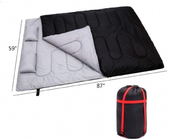 Double Sleeping Bag for Backpacking Camping Or Hiking