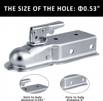 Trailer Couplers for 2”x3