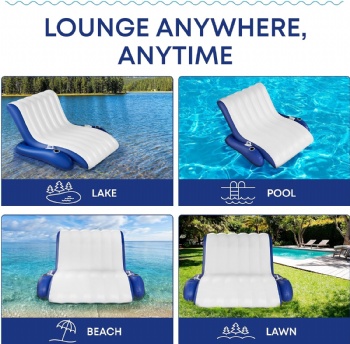 Inflatable Pool Recliner Float