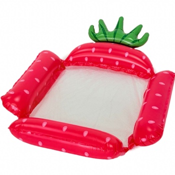 4 Tubes Strawberry Inflatable Mesh Hammock