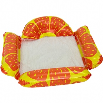 4 Tubes Orange Inflatable Mesh Hammock